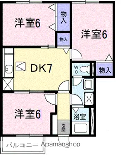ベルク 21【1階】の間取り