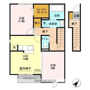 カーサベルデ【2階】の間取り