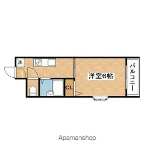 バビーズ千里山【3階】の間取り