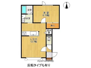 YUTORIRO弥生1【1階】の間取り