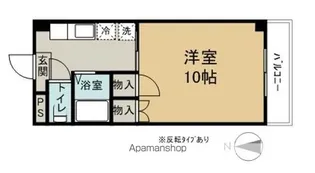 エトワール浅間【202号室】の間取り