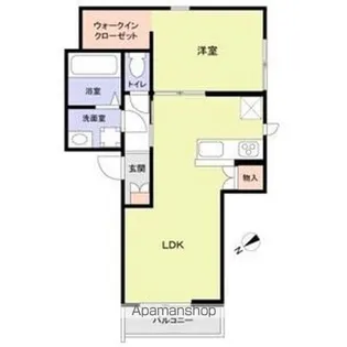 Chaleureux表参道【3階】の間取り
