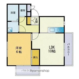 カーメルハウス【2階】の間取り