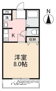 アドミレT【102号室】の間取り