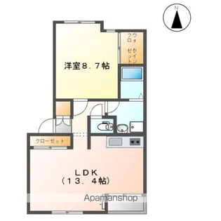 ノーブルハイツⅡ【201号室】の間取り