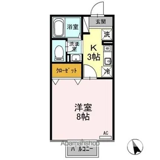 セゾンけやき【2階】の間取り