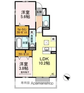 SEJOURーN【1階】の間取り