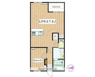 テクノランド【204号室】の間取り