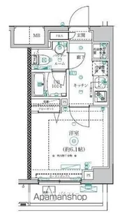 RELUXIA横濱弘明寺【8階】の間取り
