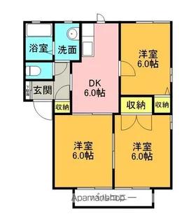 桂和ハイツA棟【102号室】の間取り