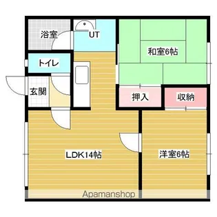 ルーベデンス77A【3階】の間取り