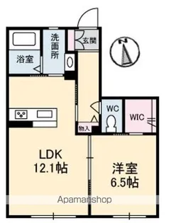 LUNA B棟【1階】の間取り