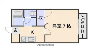 コーポジェネス【1階】の間取り