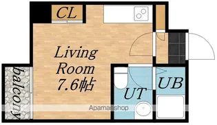 レジデンス札幌北18条【10階】の間取り