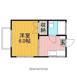 ティファニー相模台【201号室】の間取り