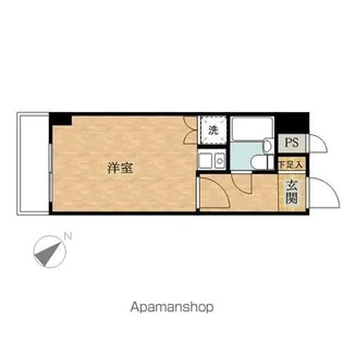 ホーユウコンフォルト神奈川新町【5階】の間取り