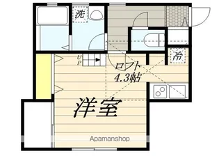 HISTORIA大久保【3階】の間取り