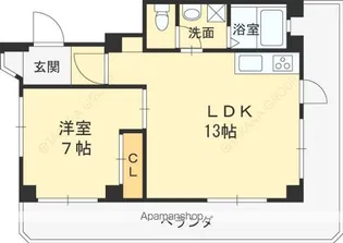 宮川ナガノ【3階】の間取り