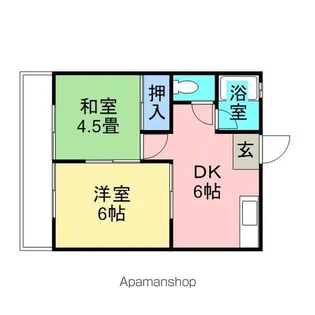 チヨダハイツ【201号室】の間取り