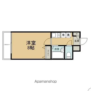 HIKOハイツ(ヒコハイツ)【7階】の間取り