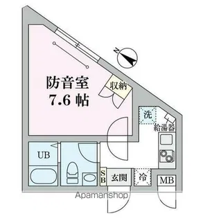 ラシクラス東高円寺【501号室】の間取り