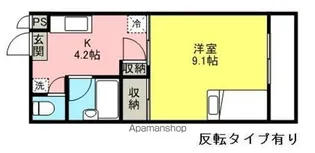シーサイドホーム志度A・B棟【B14号室】の間取り