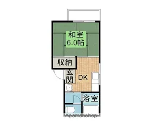 ケンマイハイツ【1階】の間取り