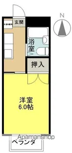 Gサンハウス【205号室】の間取り