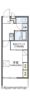 レオパレスアコンティオス【201号室】の間取り