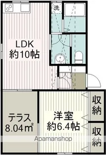 カーサ・フェリーチェ新宿【2階】の間取り