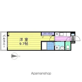 アリエッタ福室MⅡ【304号室】の間取り