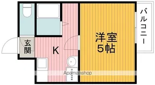 リーフ蛍池【1階】の間取り