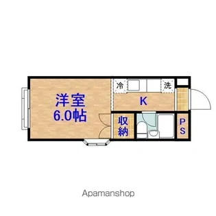 エステートグリーンピア【203号室】の間取り