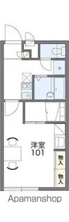 レオパレスルーチェⅡ【1階】の間取り