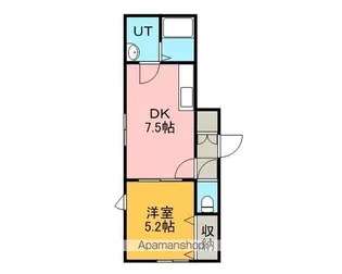 リオマーニデュオ【101号室】の間取り