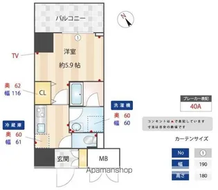 アルファレジデンシア南千住【8階】の間取り