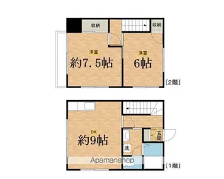 ピロティ日野【101号室】の間取り