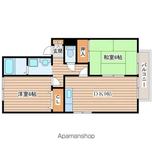 ヒルサイドテラスE棟【1階】の間取り