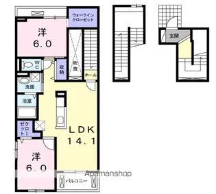 シュティル華【3階】の間取り