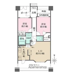 ファミールスクエア国分寺【7階】の間取り