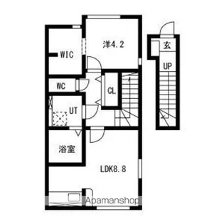 サジタリアス【2階】の間取り