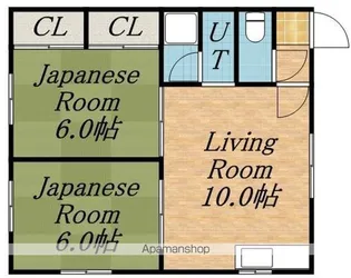 レカナッティ新発寒【3階】の間取り