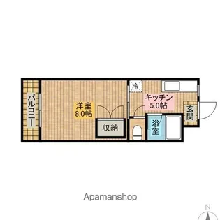 サンローヤル萩丘【3階】の間取り