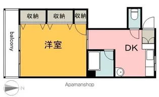 山根ビル【2階】の間取り