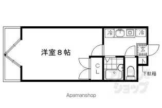 リバーサイド高野【303号室】の間取り