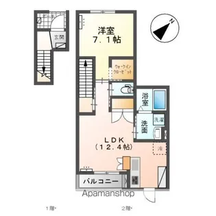 DISNERD【2階】の間取り