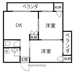 コーポ正【301号室】の間取り