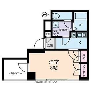 小宮ビル【9階】の間取り