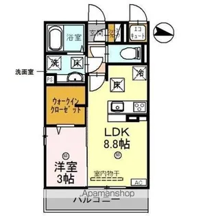 ル・フチュール【1階】の間取り