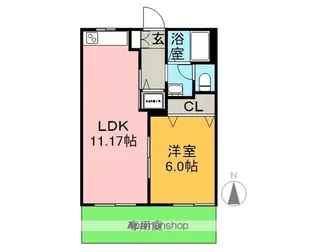 フォーブルいずみ【B105号室】の間取り